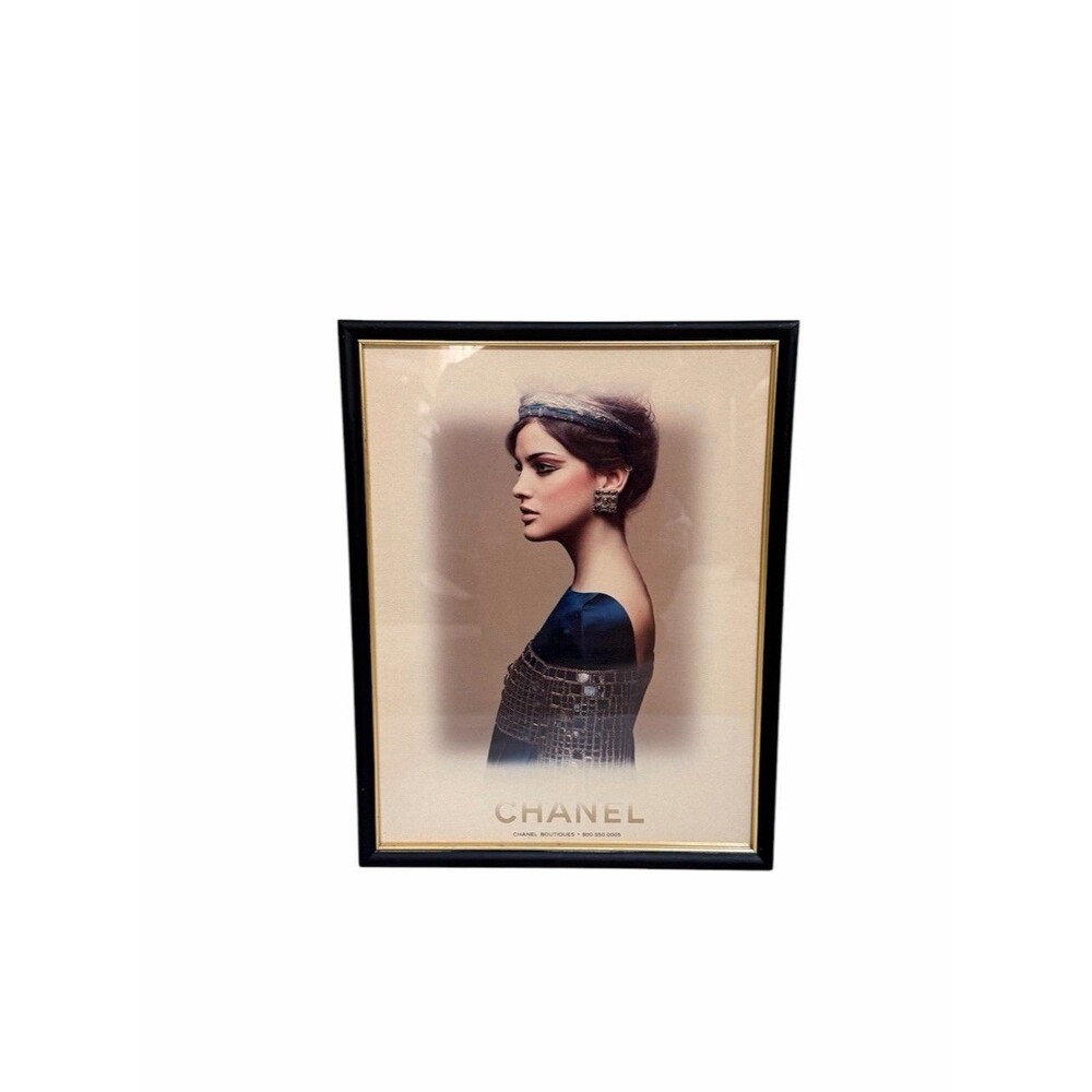 2011 CHANEL Picture Framed Fashion Advertisement Prints Wall Art Decor Set of 3 - Picture 3 of 10